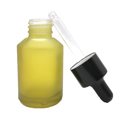 New Stock Packaging 1oz 30ml Olive Green Color Glass Empty Bottle with Dropper Cap