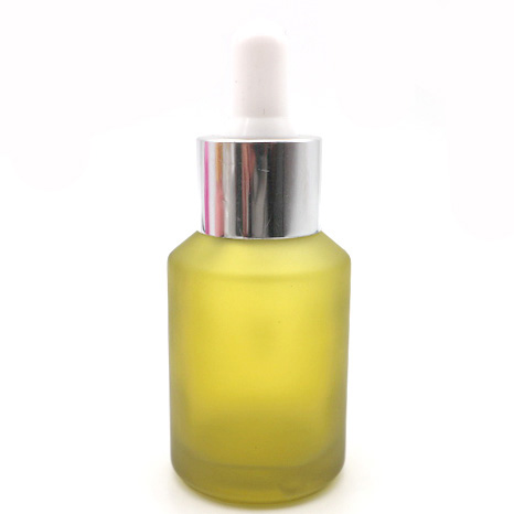 New Stock Packaging 1oz 30ml Olive Green Color Glass Empty Bottle with Dropper Cap
