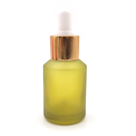New Stock Packaging 1oz 30ml Olive Green Color Glass Empty Bottle with Dropper Cap