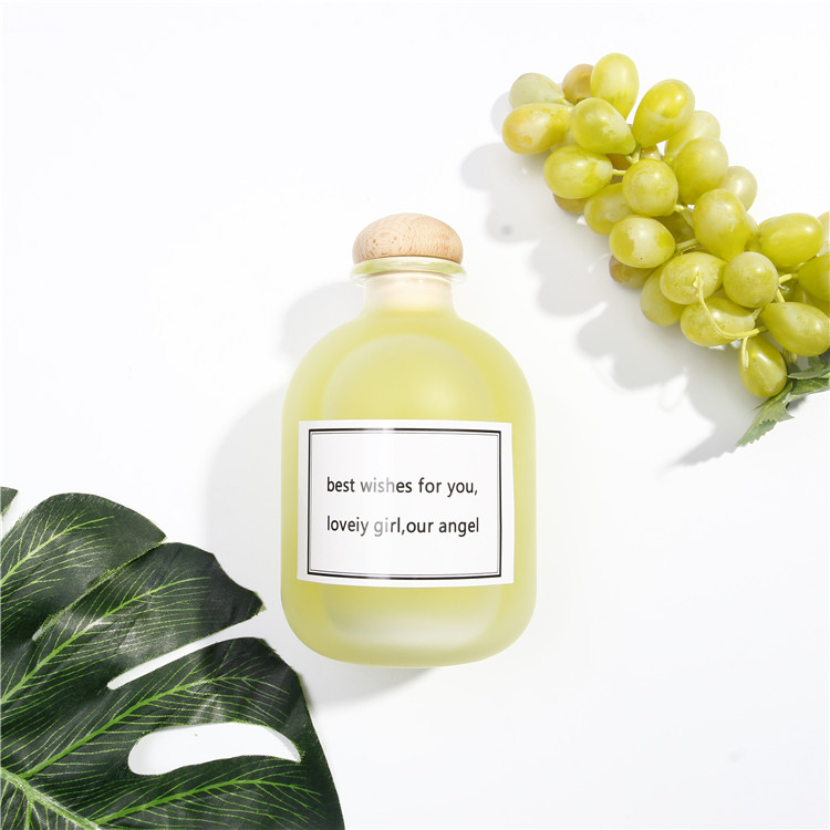 New Style 250ml 350ml 500ml Fruit Wine Glass Bottle With Custom Label Logo