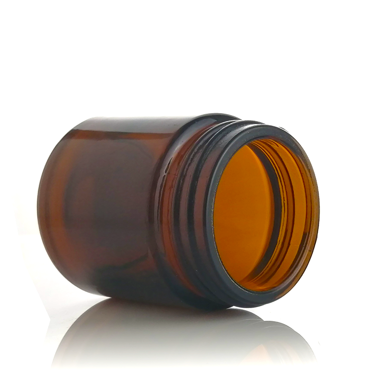 New Style 30g 60g 120g 250g amber cream glass jar