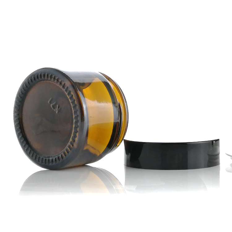 New Style 30g 60g 120g 250g amber cream glass jar