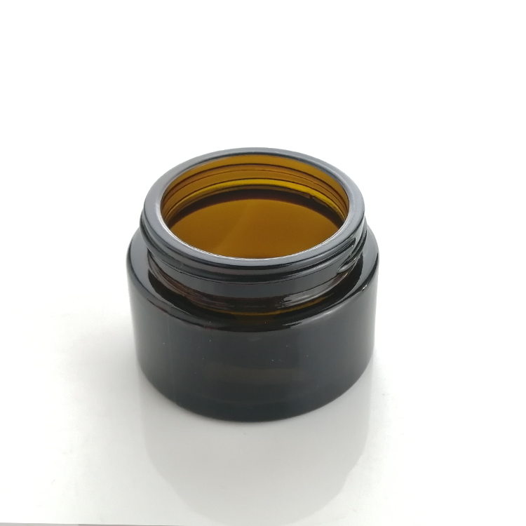 New Style 30g 60g 120g 250g amber cream glass jar