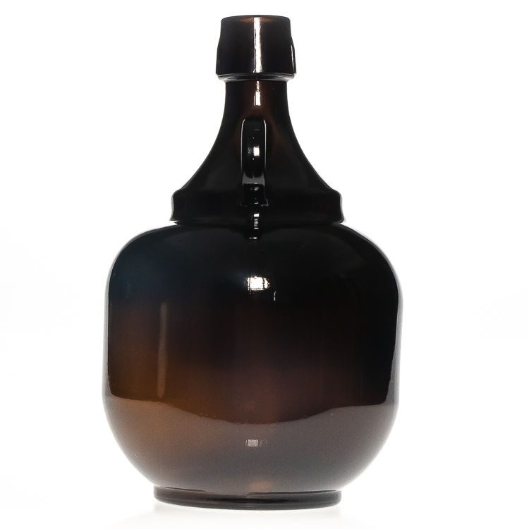 New Style Amber Growler 2L Beer Glass Bottle Brown California Wine Bottles