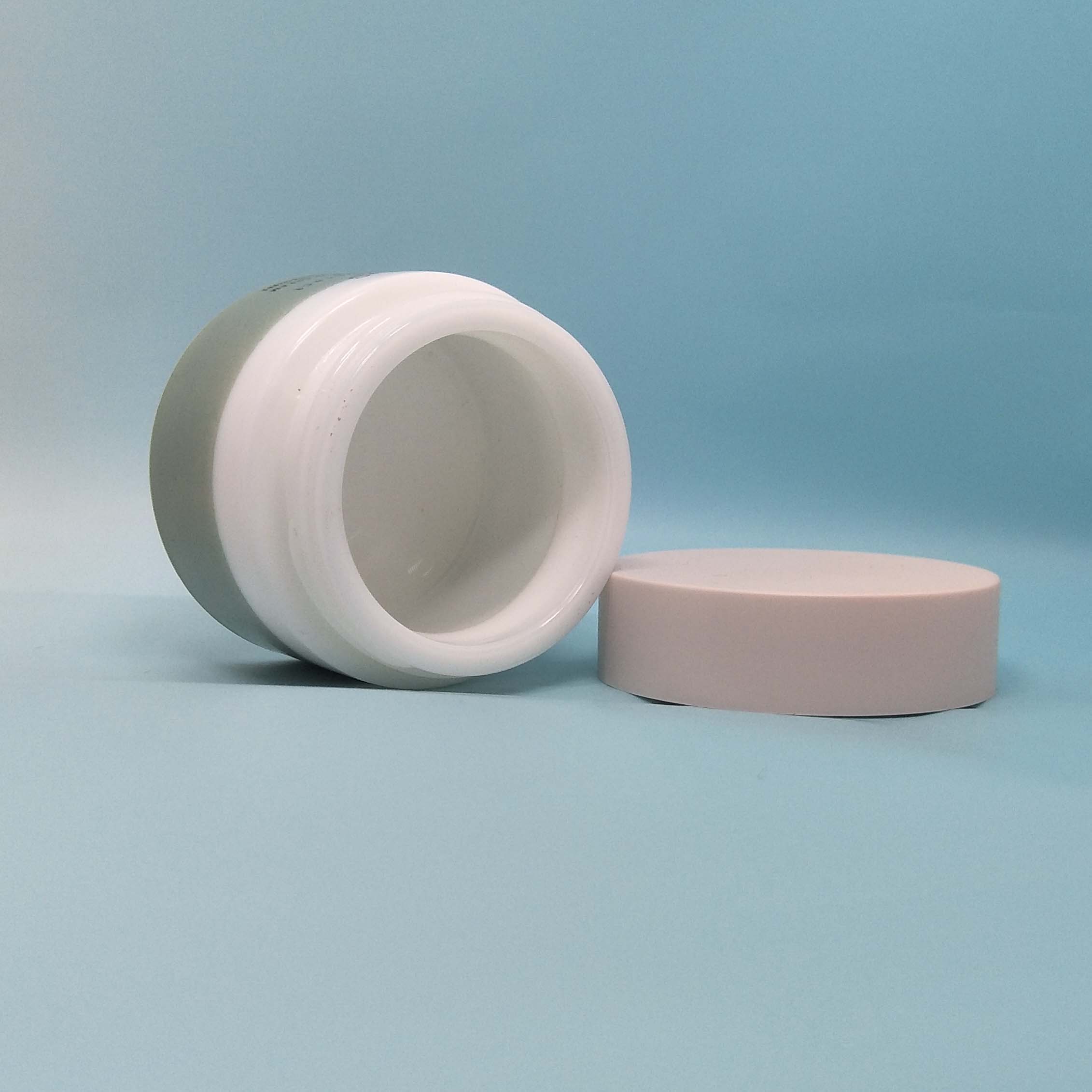 New Style Cosmetic Cream Jar White ceramic jar 60g