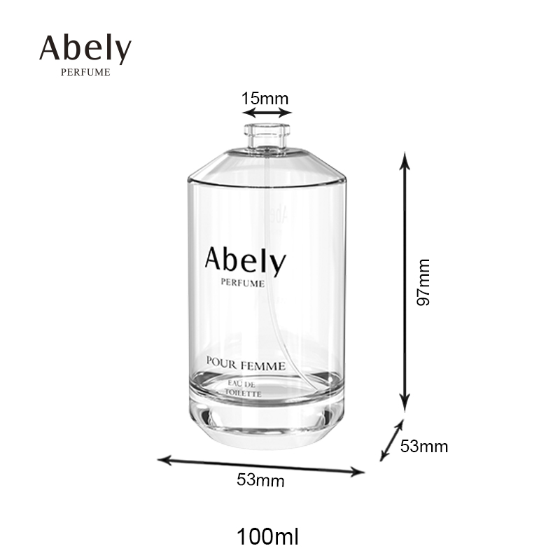 New Style Custom Luxury Color 100ml Pump Spray Purfume Botttle Custom Fancy Perfume Bottle 50ml 30ml