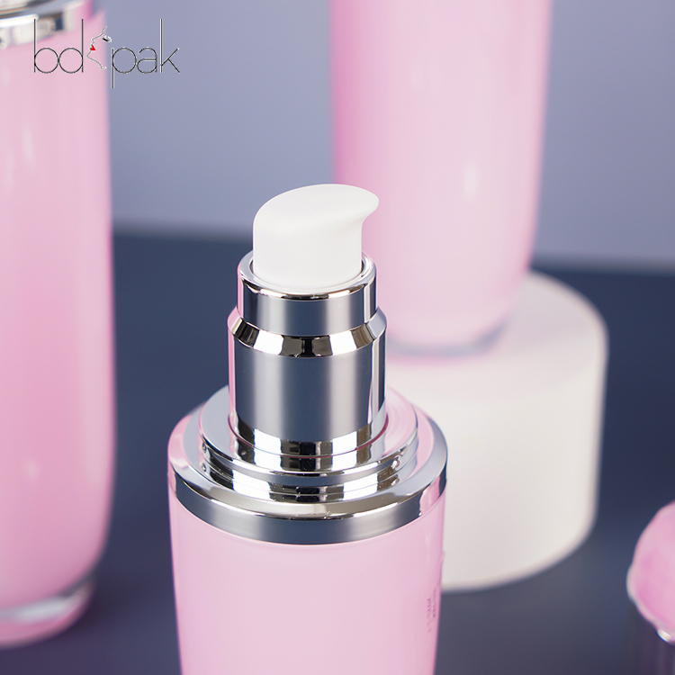 New Style Customized Cheap Pink 80ml Cosmetic Glass Cream Jar For Skincare Face