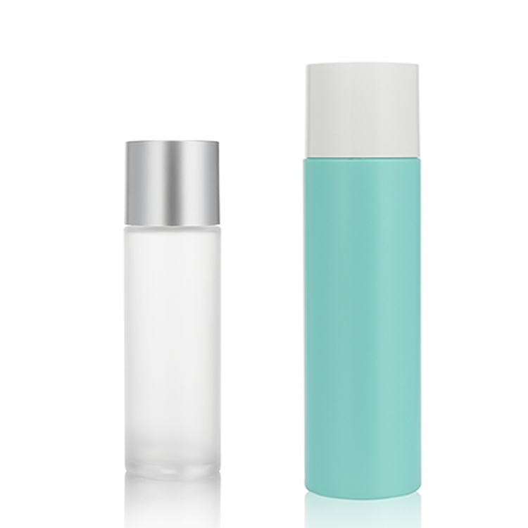 New Style Hot Sale Cosmetic PET Packaging White Matte 100ml Empty Toner Cosmetic Bottle