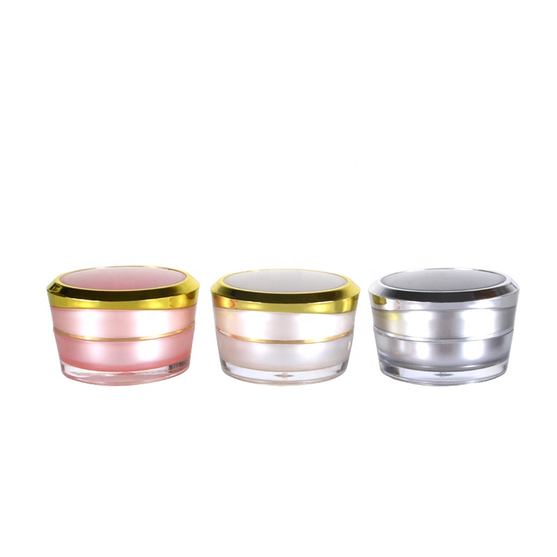 New Style cosmetic skin care  5g 10g 15g 20g 30g acrylic plastic cream jar