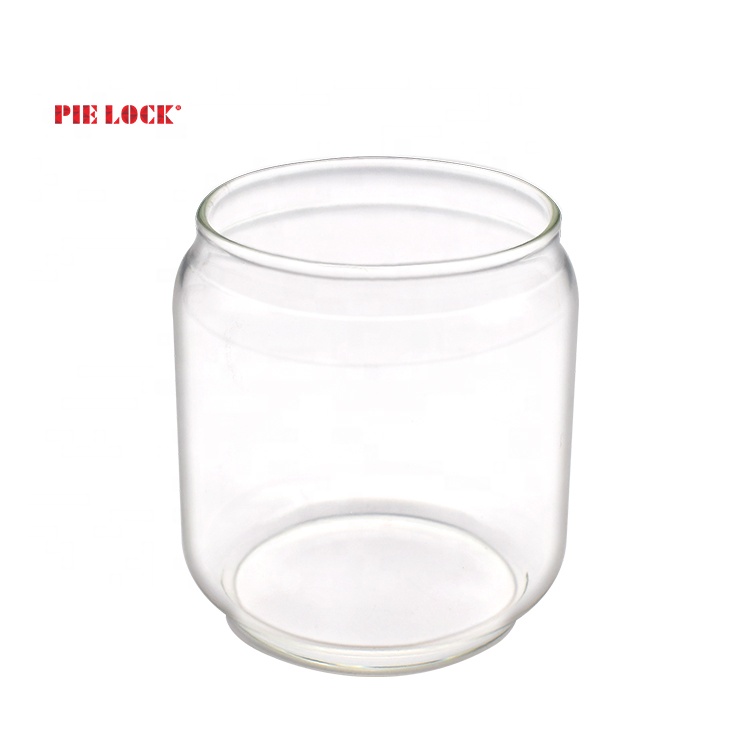 New Trend Food Safe Glass Storage Jar with Acacia Wooden Lid Glass Jar for Kitchen