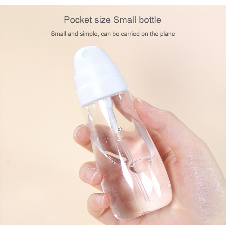 New Trending Mini Spray Bottle 50Ml Hand Sanitizer bottle Manufacturer Pressure Plastic Spray Bottle