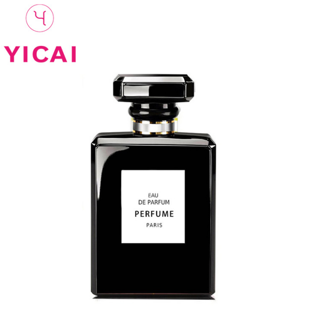 New Type 100ml Small Square Empty And Transparent Spray Perfume Glass Bottle