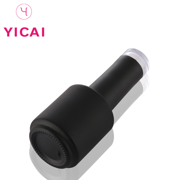 New Type 10ml Black Empty Uv Gel Cosmetic Glass Nail Polish Bottle