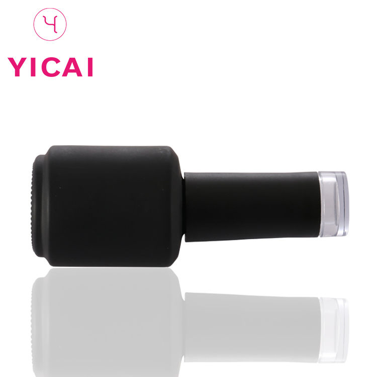 New Type 10ml Black Empty Uv Gel Cosmetic Glass Nail Polish Bottle