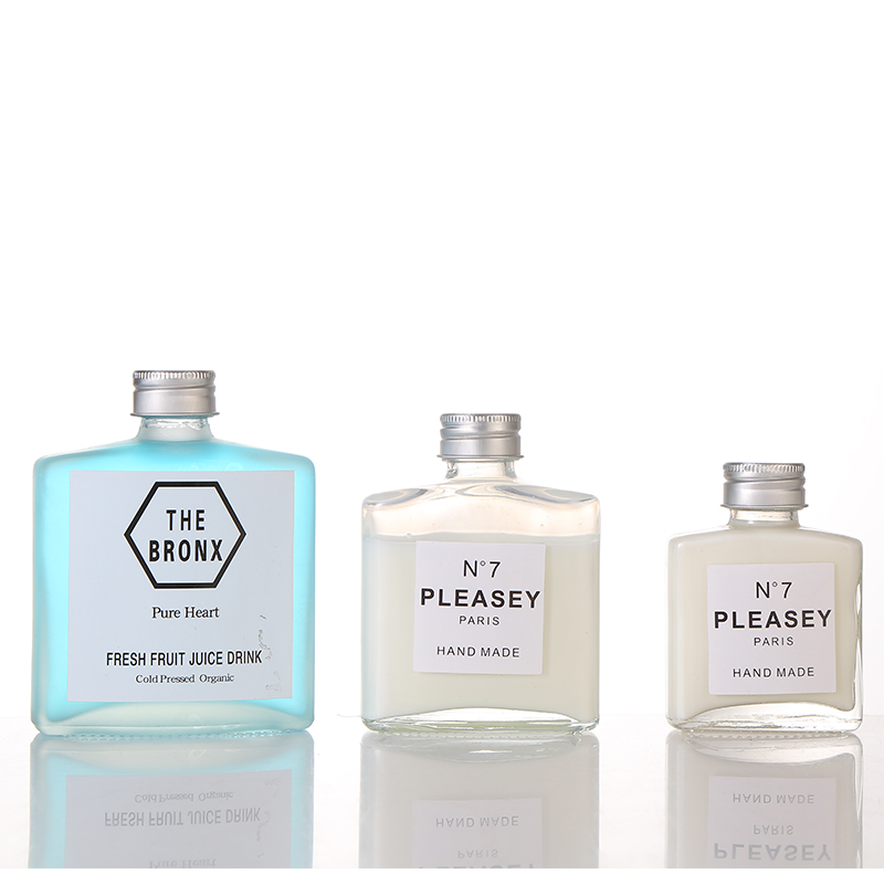 New Type milk tea bottle glass bottle 500ml whiskey bottle