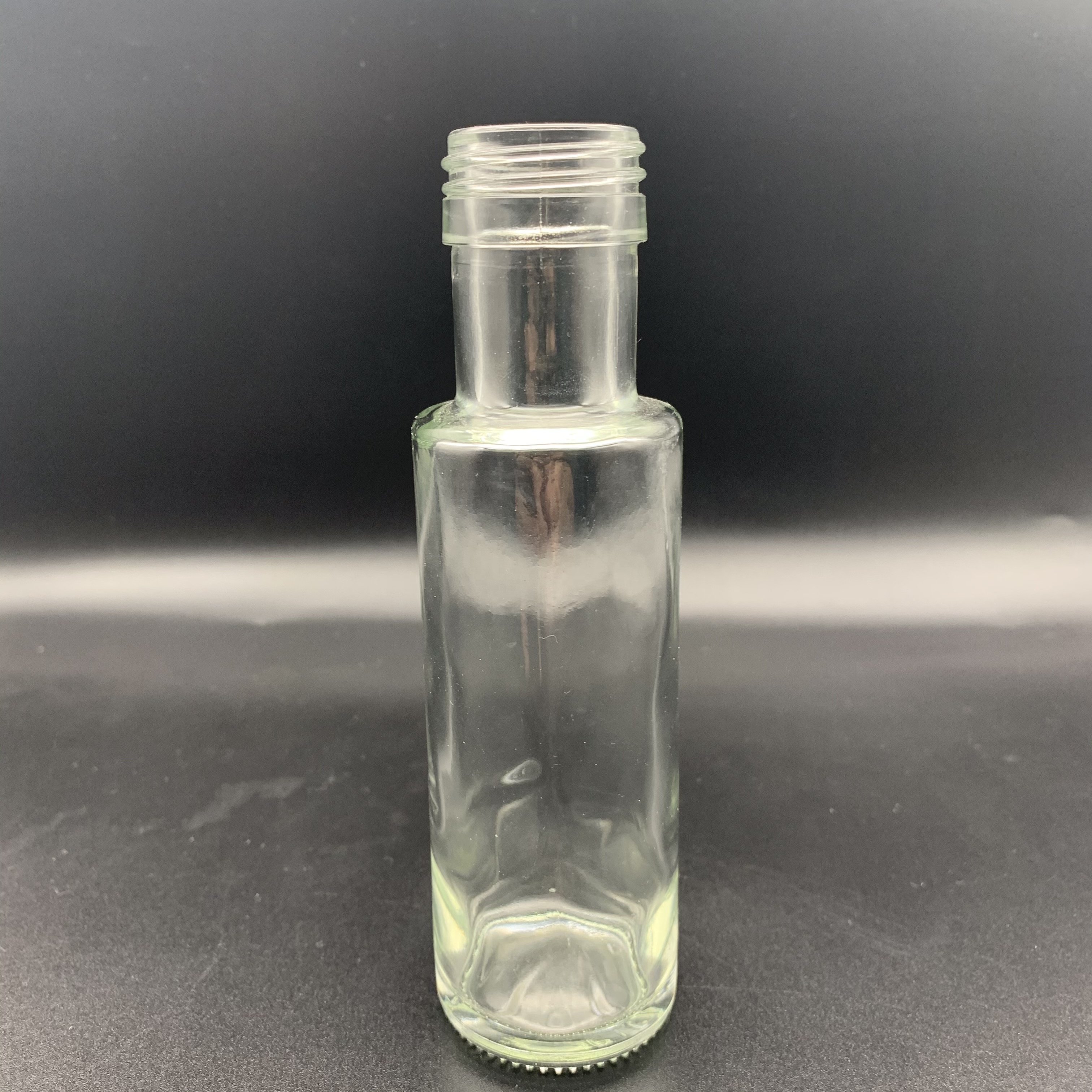 New arrival 100ml Mini clear olive oil glass bottle with olive oil cap