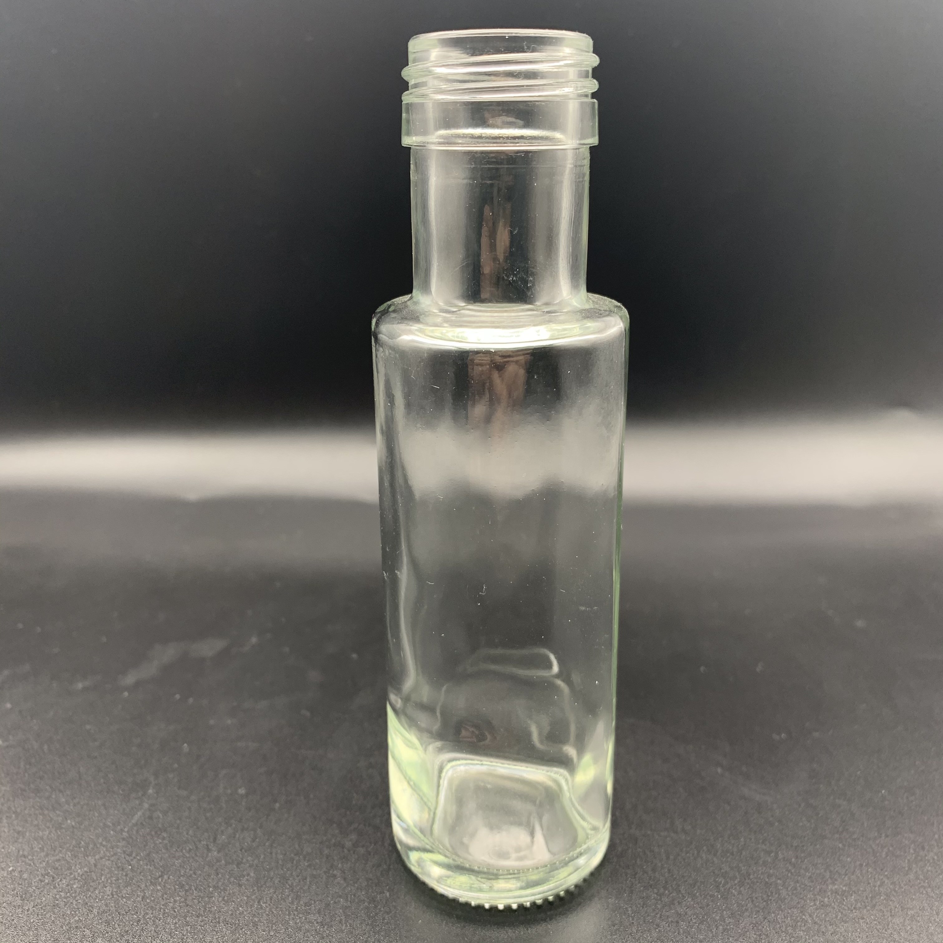 New arrival 100ml Mini clear olive oil glass bottle with olive oil cap