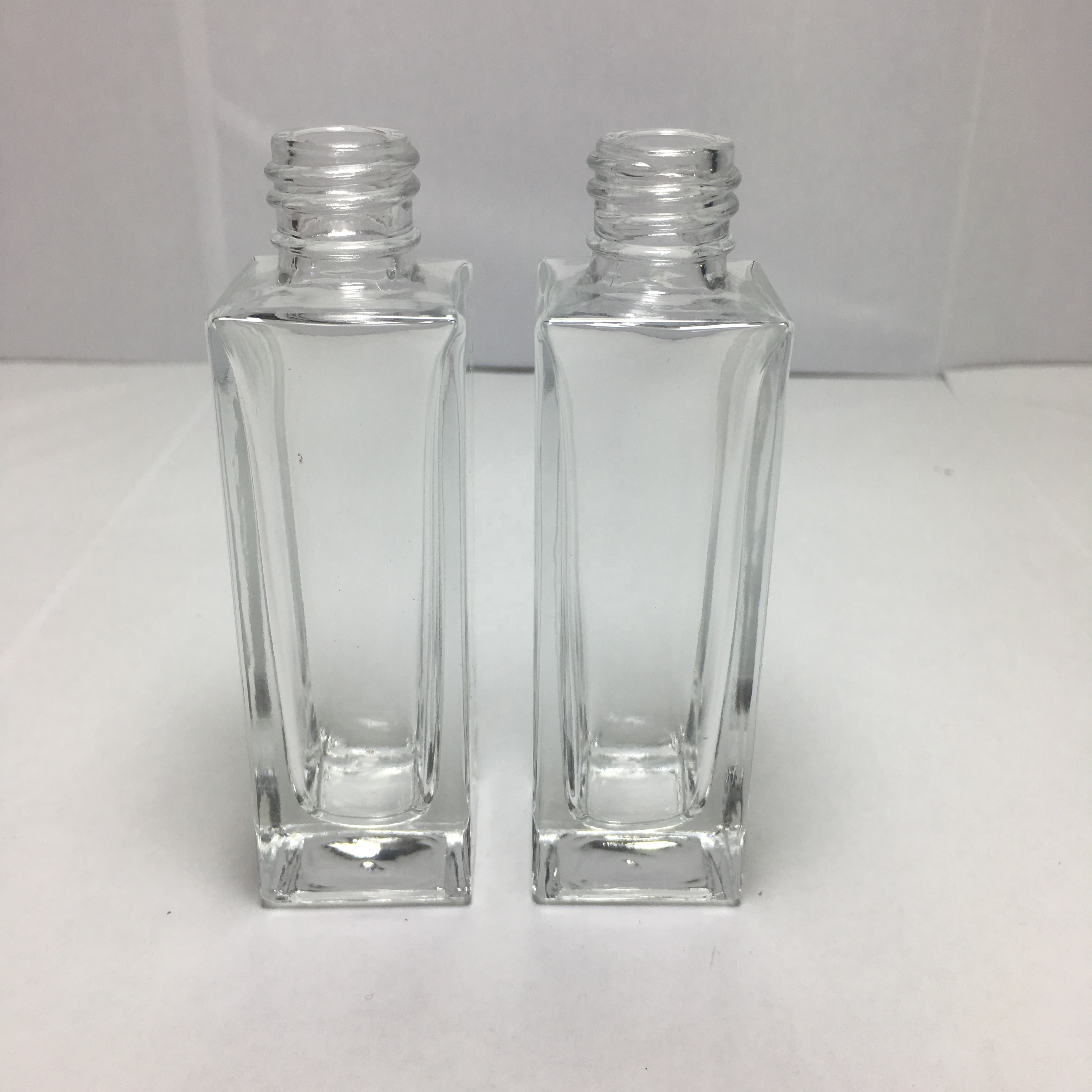 New arrival 1oz Transparent rectangular glass dropper bottles e liquid glass dropper bottles 1 oz rectangle shape