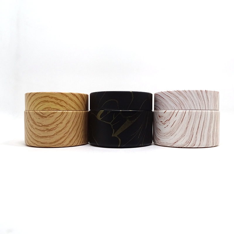 New arrival 20ml 30ml 50ml leak proof rounded eco friendly handmade recycled body lotion glass jar