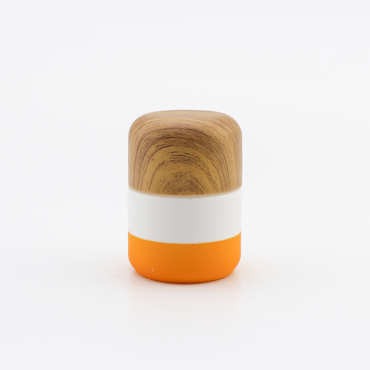 New arrival 5 50 70 110 150 220 ml round weed storage glass container hemp stash jar smell proof with childproof lid
