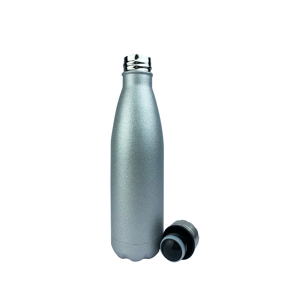 New arrival silver water bottle sublimation plain bottle kids water cups gift suppliers tumbler wholesale heat press bottle