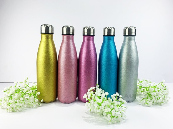 New arrival silver water bottle sublimation plain bottle kids water cups gift suppliers tumbler wholesale heat press bottle