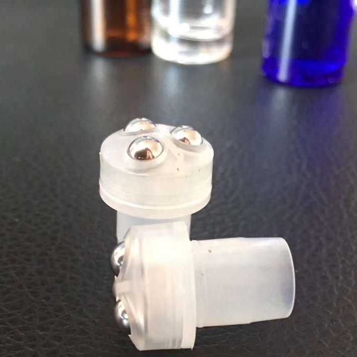 New arrival three head metal stainless roll ball for 10ml glass bottle