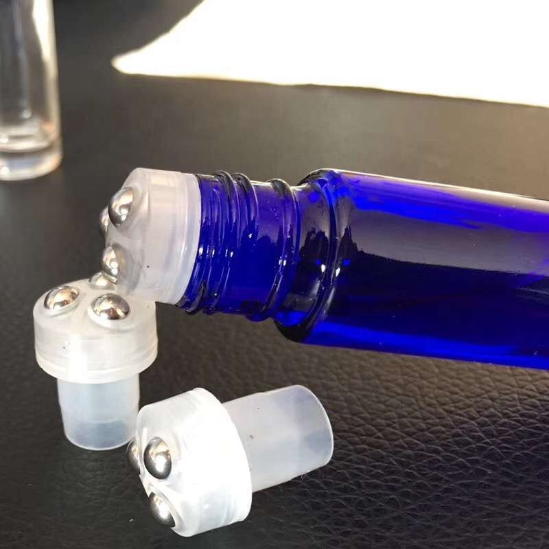 New arrival three head metal stainless roll ball for 10ml glass bottle