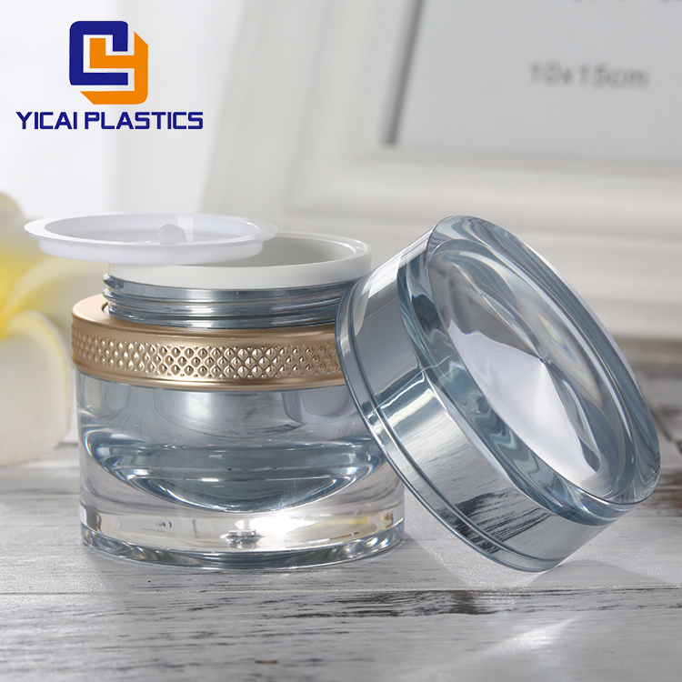 New color acrylic empty 5g 15g 30g 50g cosmetic jar for cream