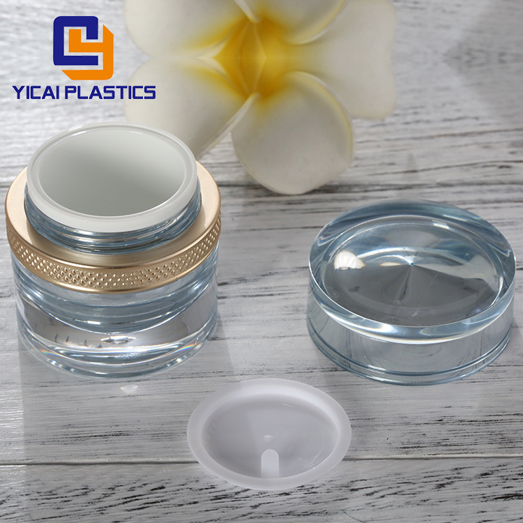 New color acrylic empty 5g 15g 30g 50g cosmetic jar for cream