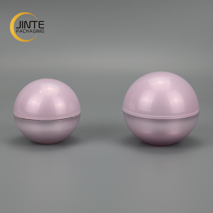 New color products 15g 30g 50g 70g pink empty round cosmetic cream acrylic ball jar