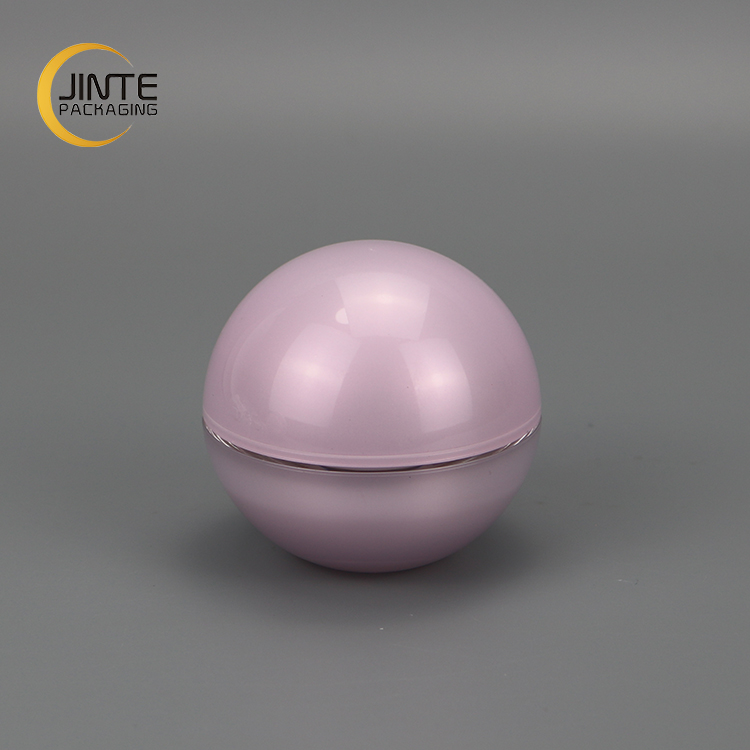 New color products 15g 30g 50g 70g pink empty round cosmetic cream acrylic ball jar