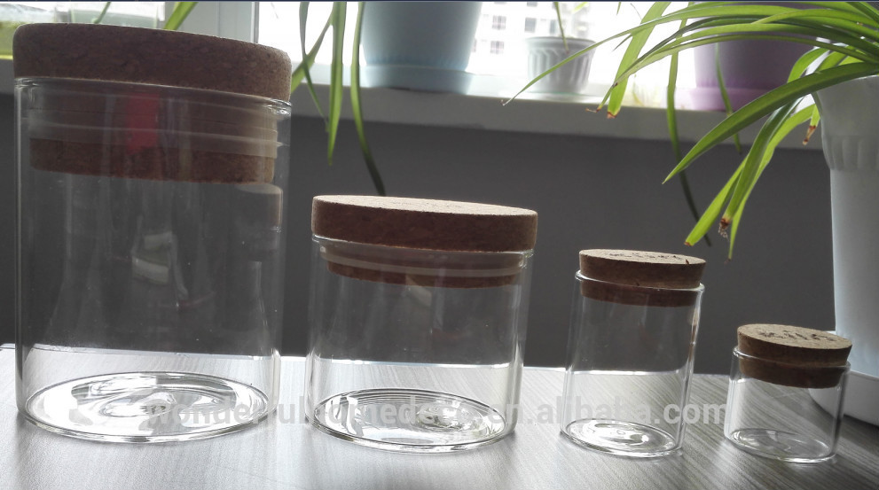 New cute glass empty honey jars/1 oz mini glass jar/glass jars with wooden lid/Customize offer