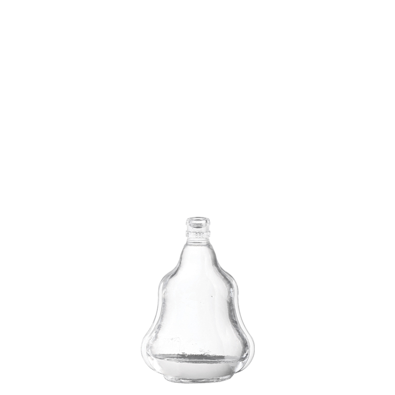 New design 100ml super flint women shaped glass wine bottle