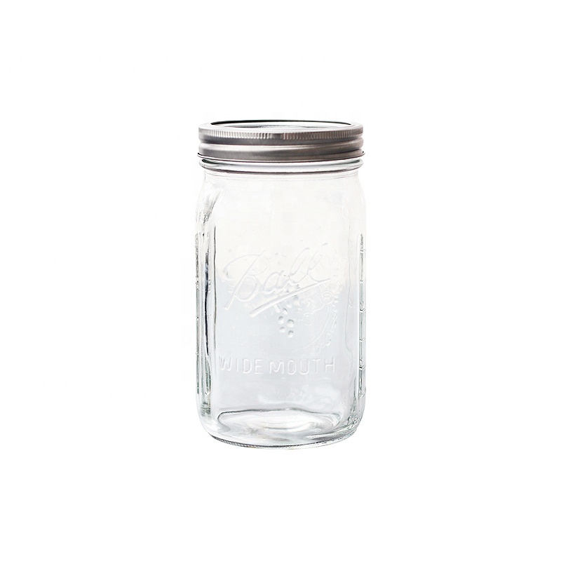 New design 16 oz glass jars foaming soap dispenser brown mason jar clip lid with custom logo