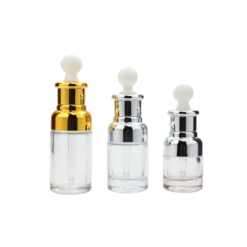 New design 1oz empty glass dropper bottle essential oil container