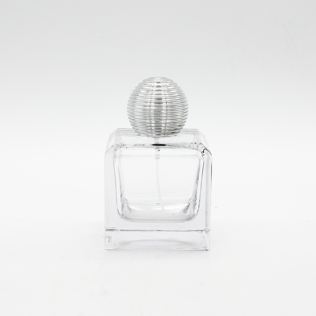New design 50ml 100ml decorative glass perfume bottle