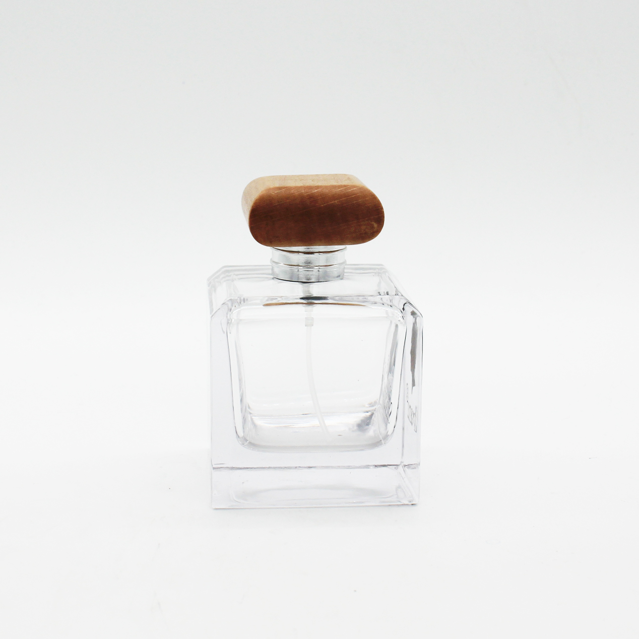New design 50ml 100ml decorative glass perfume bottle