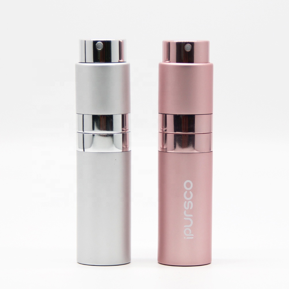 New design 8ml twist up empty perfume atomizer