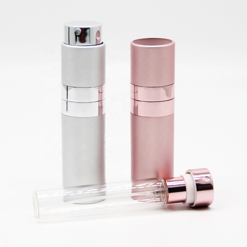 New design 8ml twist up empty perfume atomizer