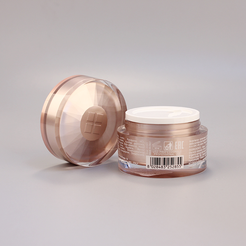 New design acrylic cosmetic cream container plastic bottle packing