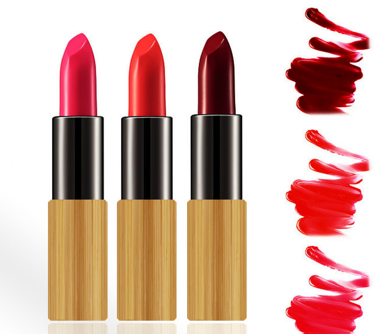 New design bamboo wooden 5g 7g lip gloss lipstick bottle for cosmetic skincare