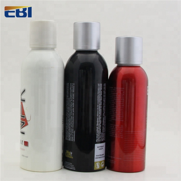 New design clear Aluminium unique liquor bottle