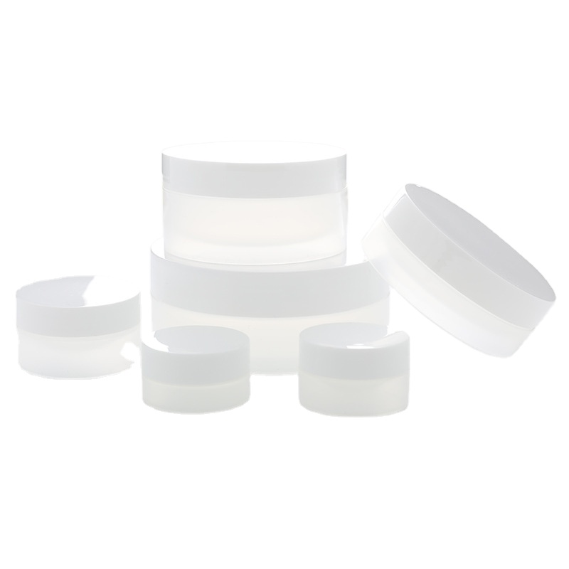 New design concave bottom PP cream jar