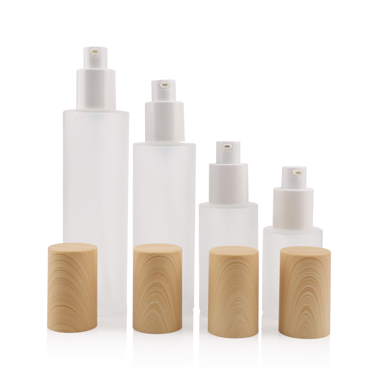New design custom natural material bamboo lotion spray bottle