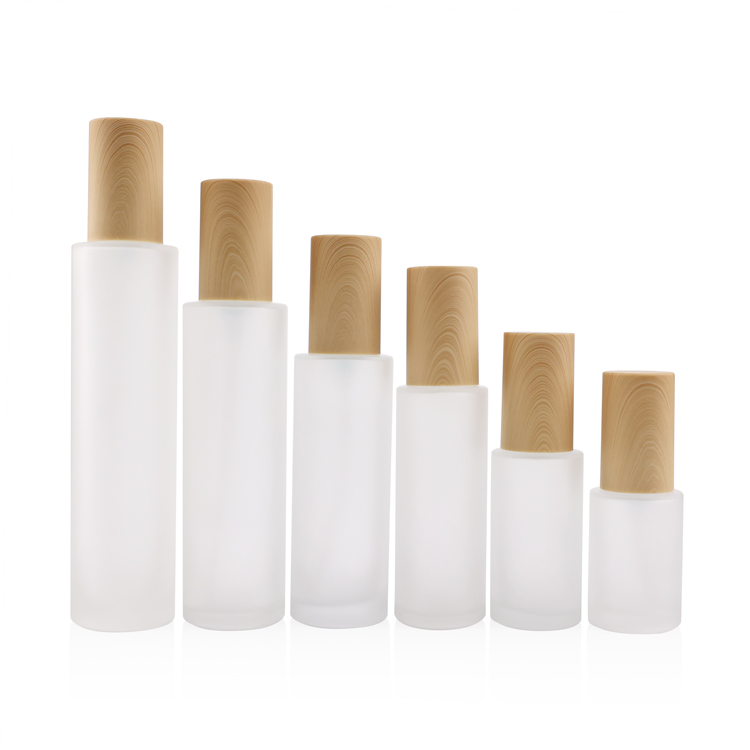New design custom natural material bamboo lotion spray bottle