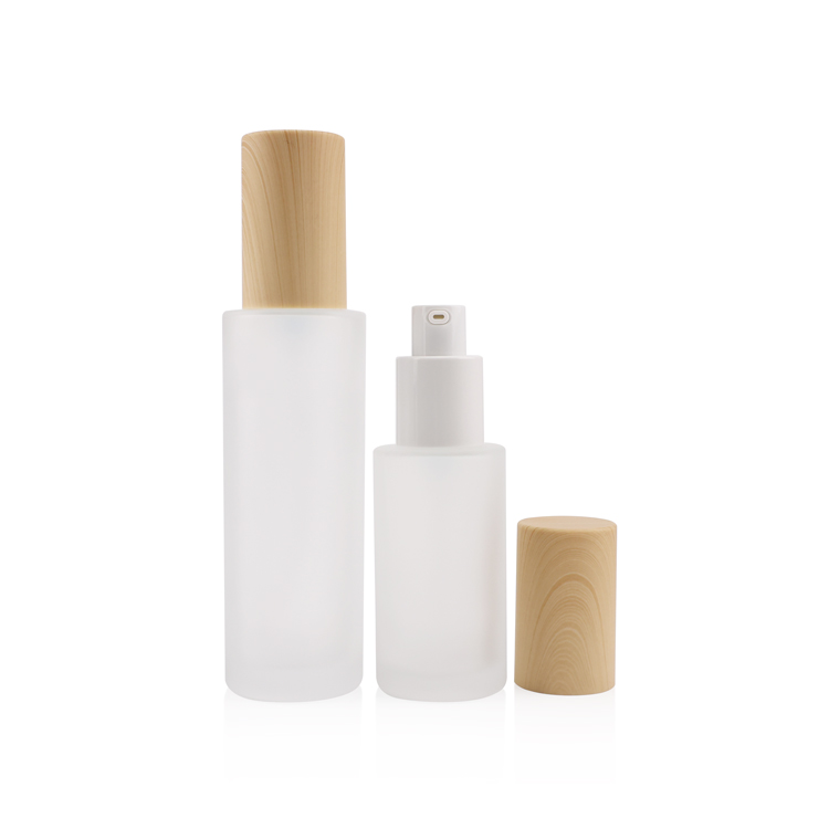 New design custom natural material bamboo lotion spray bottle
