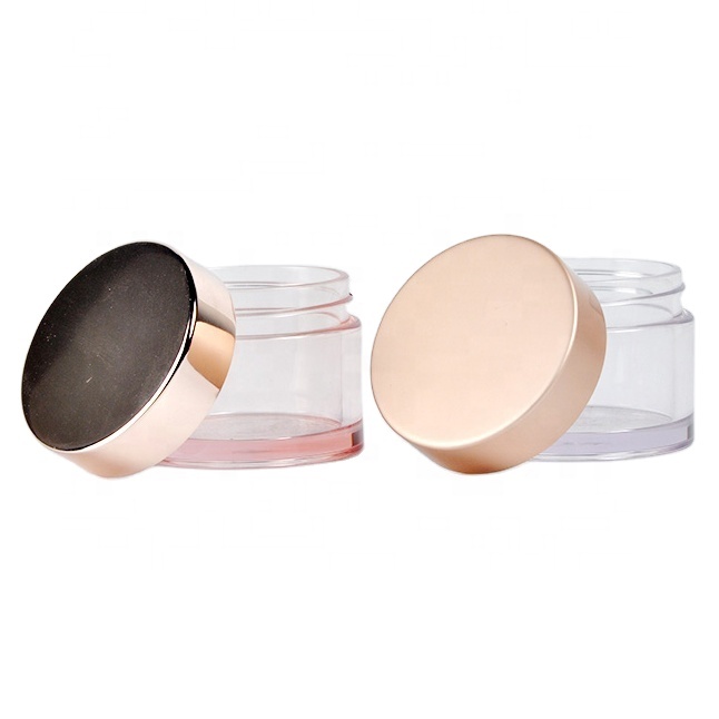New design custom size clear plastic cosmetic transparent jar,body cream jar
