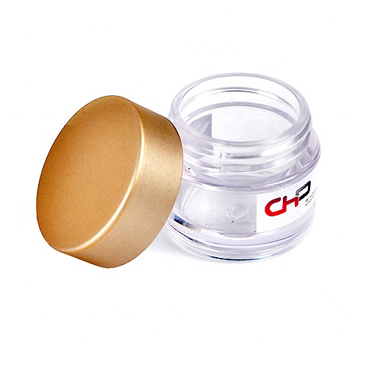 New design custom size clear plastic cosmetic transparent jar,body cream jar