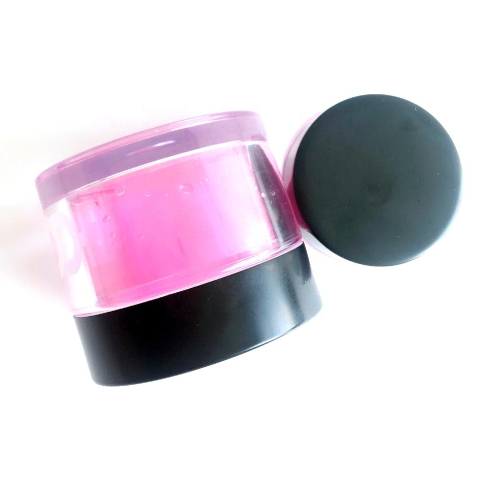 New design custom size clear plastic cosmetic transparent jar,body cream jar